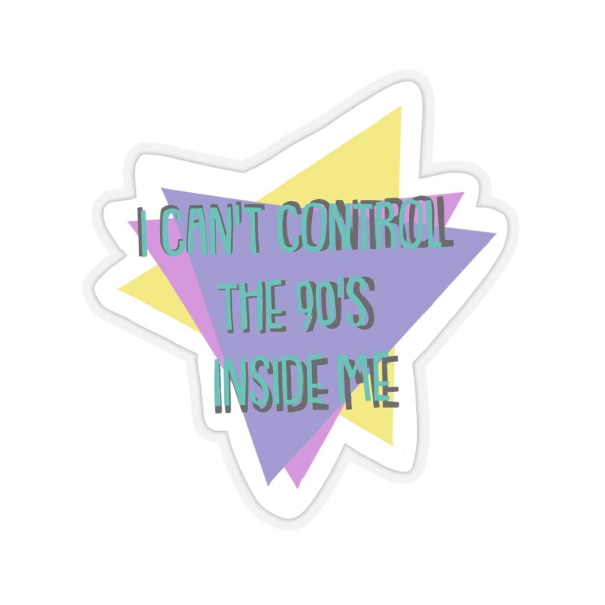 The 90's Inside Me || Sticker